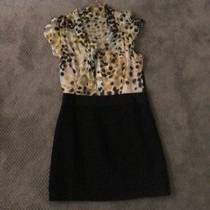 Multicolor and black Milly dress